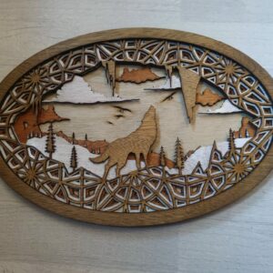Loup dans sa caverne