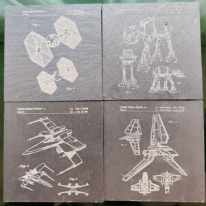 Sous-verres en ardoise