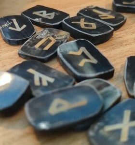 Set de runes en corne